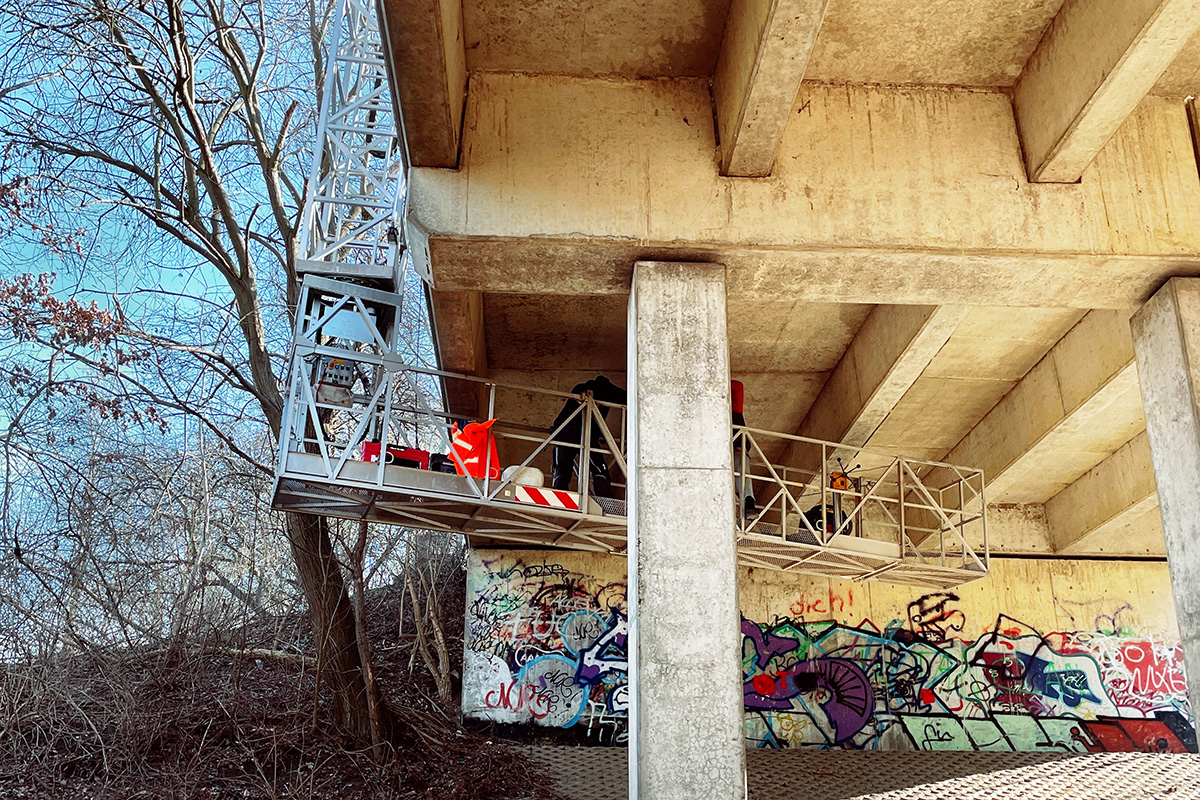 Bauwerksprüfung und Zustandbewertung von Ingenieurbauwerken / Teufelsspringbrücke